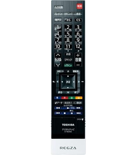 東芝　TOSHIBA　地デジテレビリモコン　37個 Amazon.co.jp: 東芝（TOSHIBA)純正 LED液晶テレビ・リモコン CT-90392